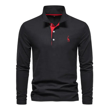 Adrian | Chemise Polo à Manches Longues